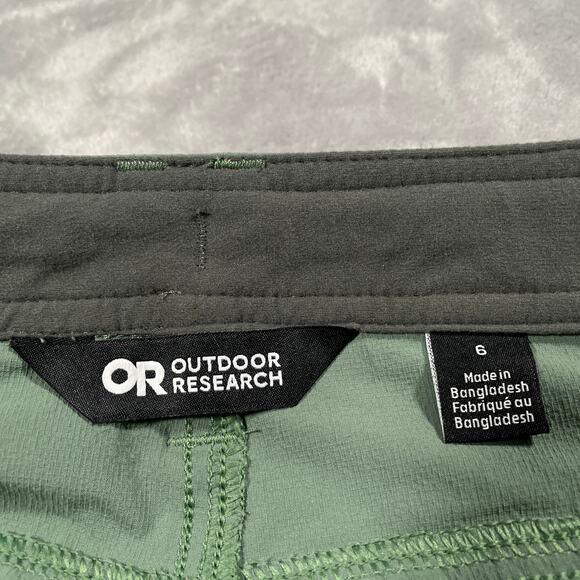 Outdoor Research Ferrosi Shorts 6 Green Hiking Stretch Performance Climbing Trek - Picture 3 of 11